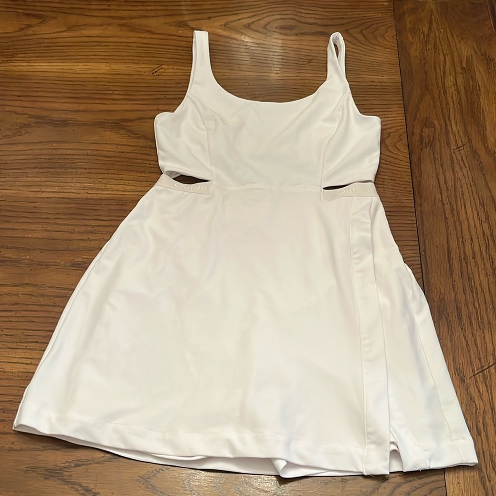 Outdoor Voices White Mini Dress